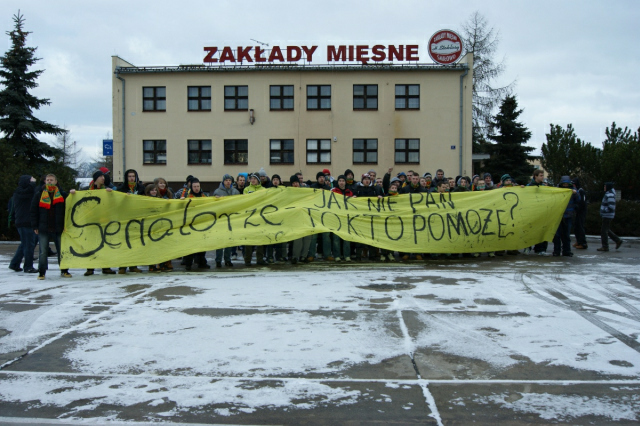 kibice żużla u Stokłosy - Wiesława Pinkowska