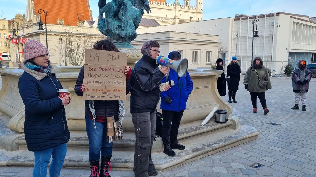Protest aborcja - Magda Konieczna