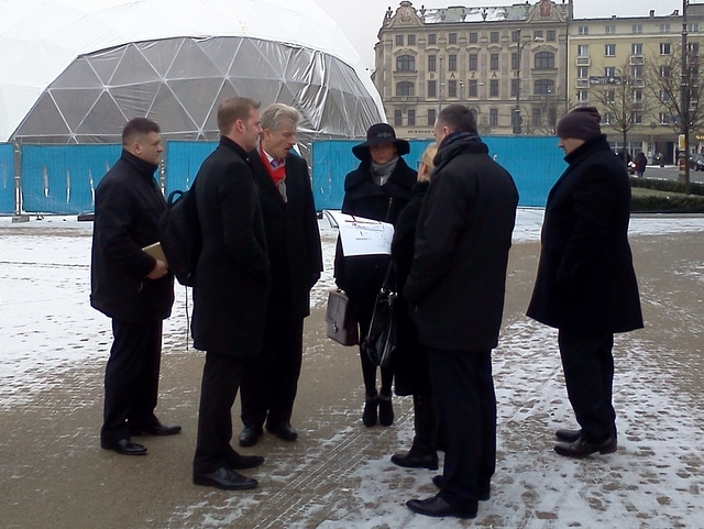 Minister Mucha na pl. Wolności - Adam Michalkiewicz