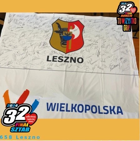 flaga Tour de Pologne leszno - Licytacja