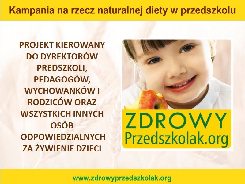 Plakat - zdrowy przedszkolak - zdrowyprzedszkolak.org