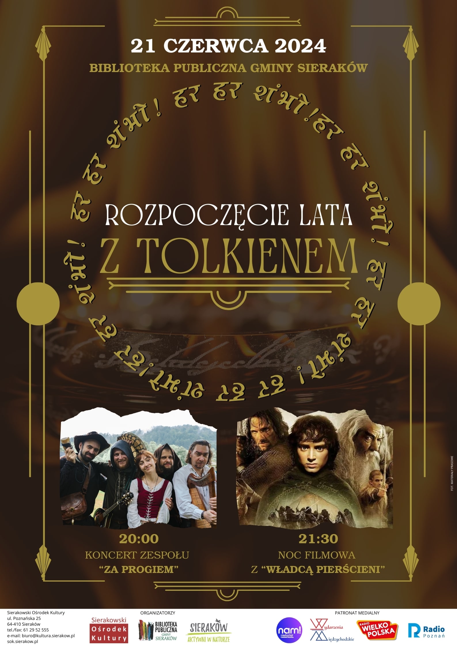 Rozpoczęcie lata z Tolkienem - plakat-min