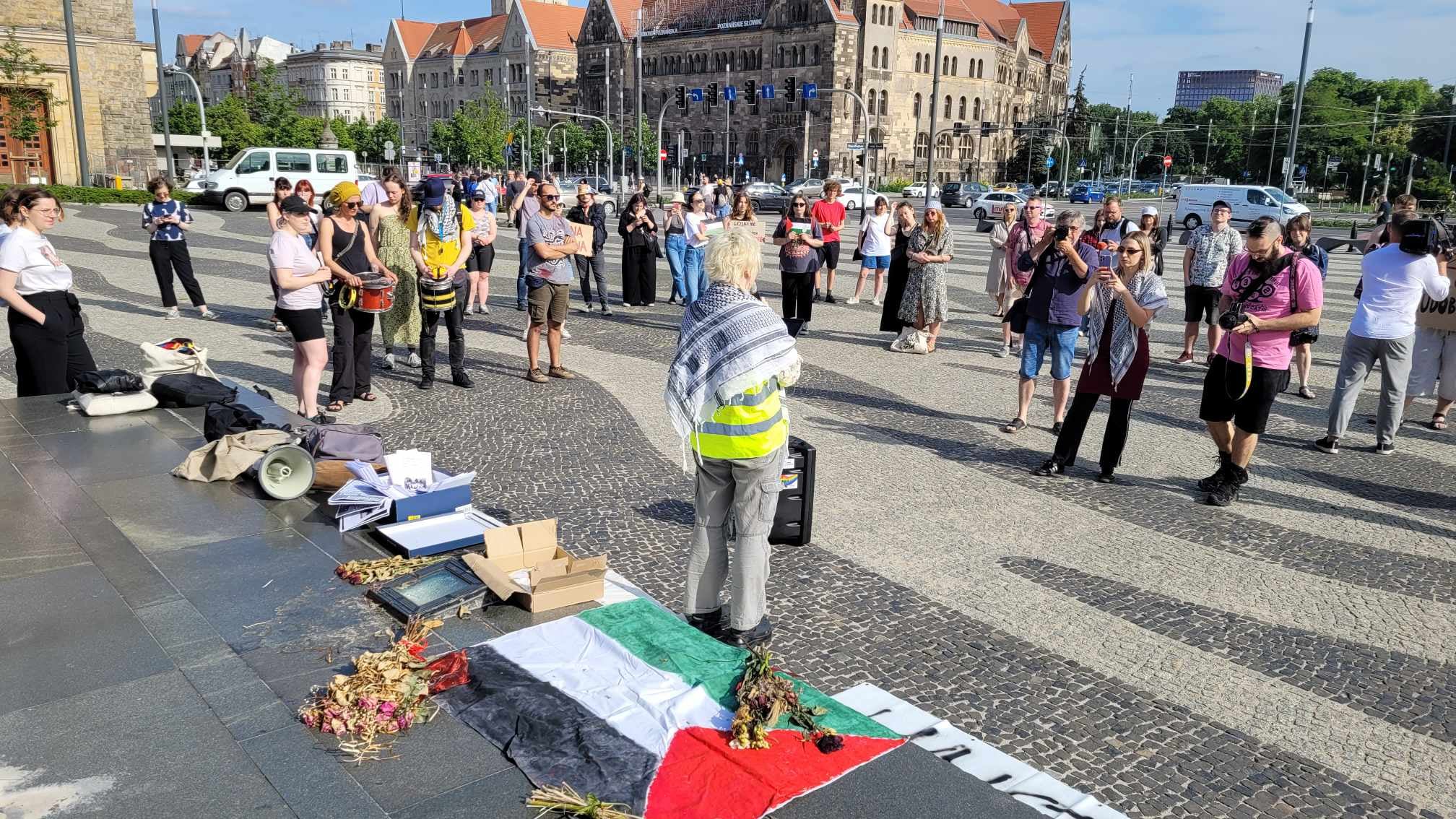 demonstracja palestyna - Krzysztof Polasik