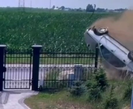 wypadek gniezno mężczyzna chciał zabić kobietę - KPP Gniezno