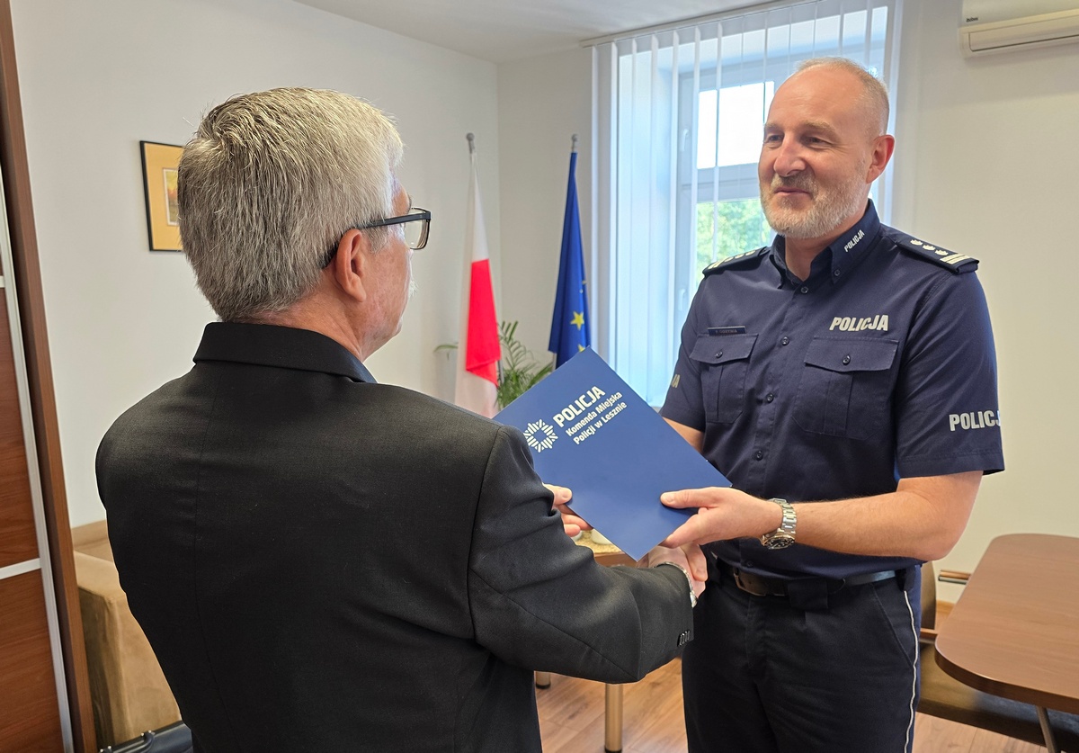 emerytowany policjant nagroda - Policja Leszno