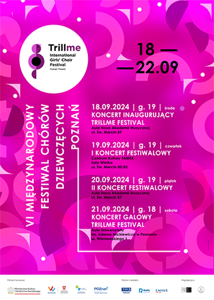 Trillme - Międzynarodowy Festiwal Chórów Dziewczęcych 2024 - Organizator