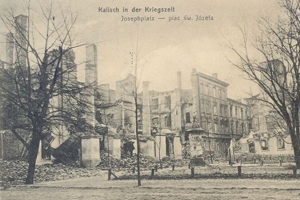 Kalisz zniszczenie - ukn - own coll/wikipedia