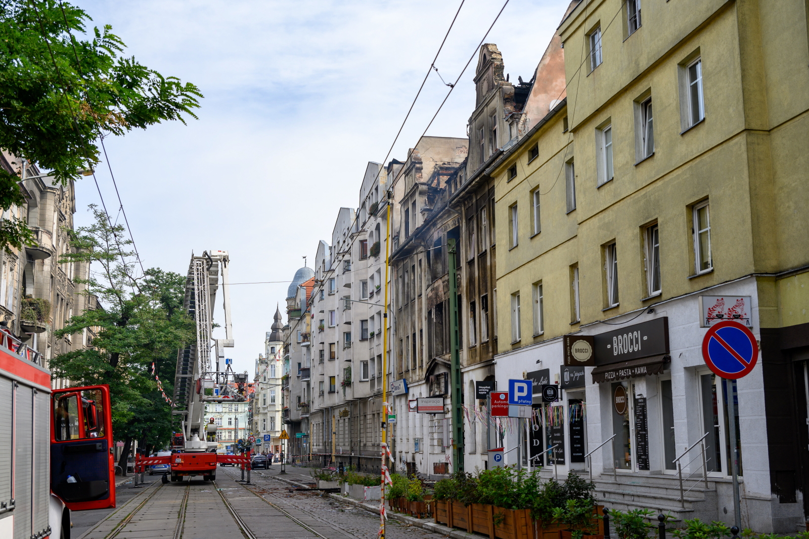 Poznań Kraszewskiego kamienica - PAP/Jakub Kaczmarczyk