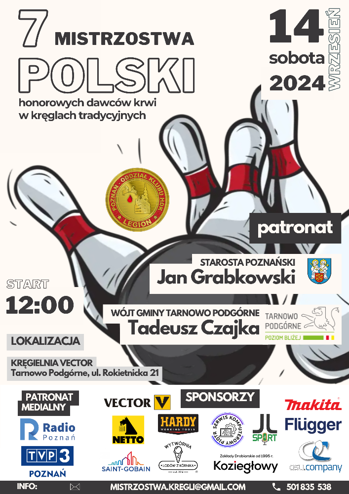 VII Mistrzostwa Polski Drużyn HDK w Kręglach Tradycyjnych - Organizator