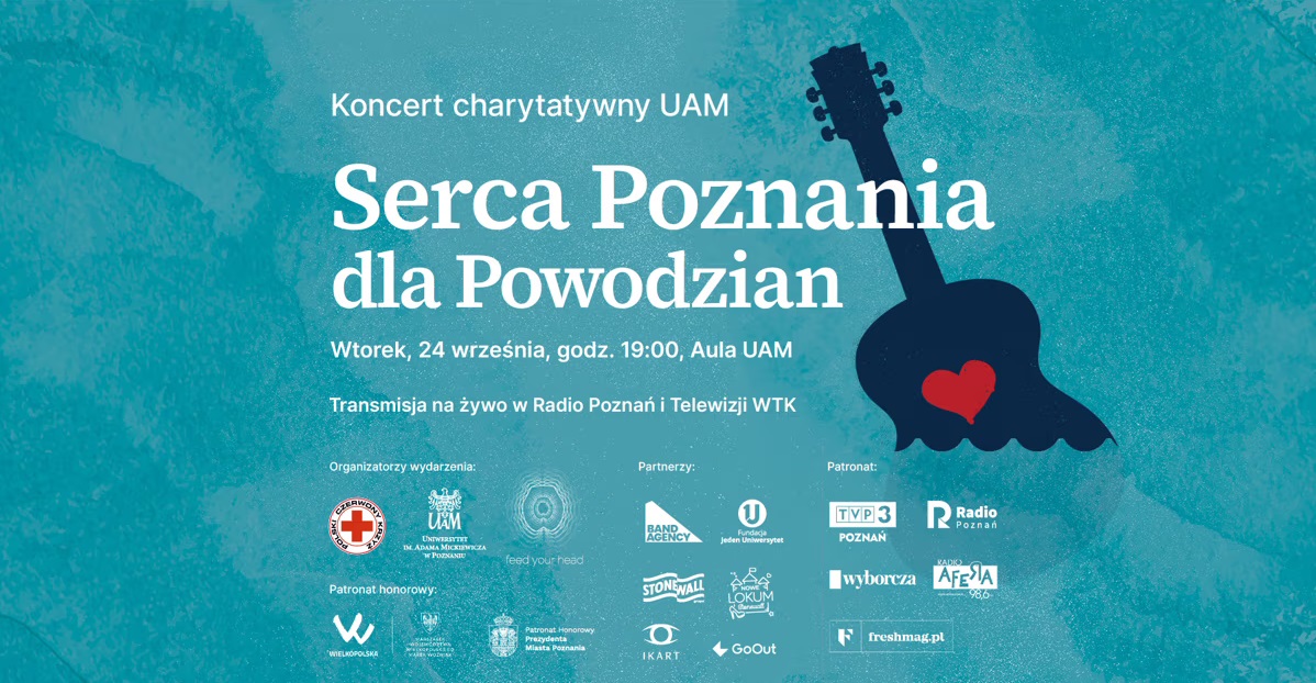 Serca Poznania dla Powodzian. Koncert charytatywny UAM - Organizator