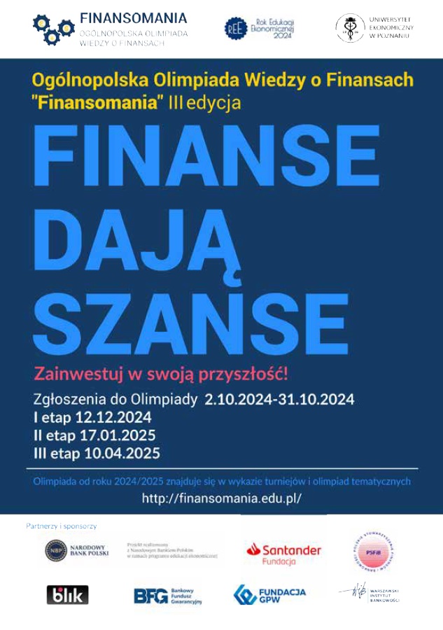 Finanse dają szanse - Organizator