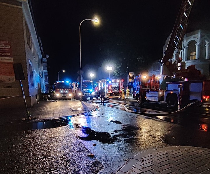 pożar ostrów - Ochotnicza Straż Pożarna w Przygodzicach