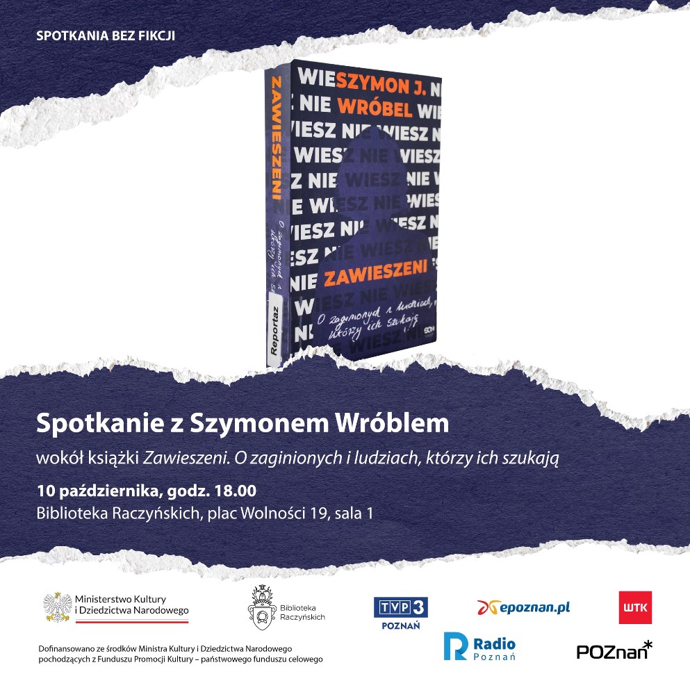 Spotkania bez fikcji - Szymon J. Wróbel - Organizator