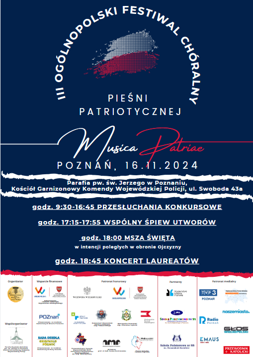 III Ogólnopolskiego Festiwalu Chóralnego Pieśni Patriotycznej MUSICA PATRIAE - Organizator