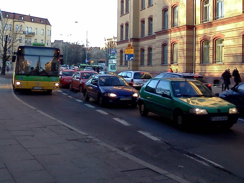 Korki na ul. Grunwaldzkiej, Matejki   - Adam Michalkiewicz