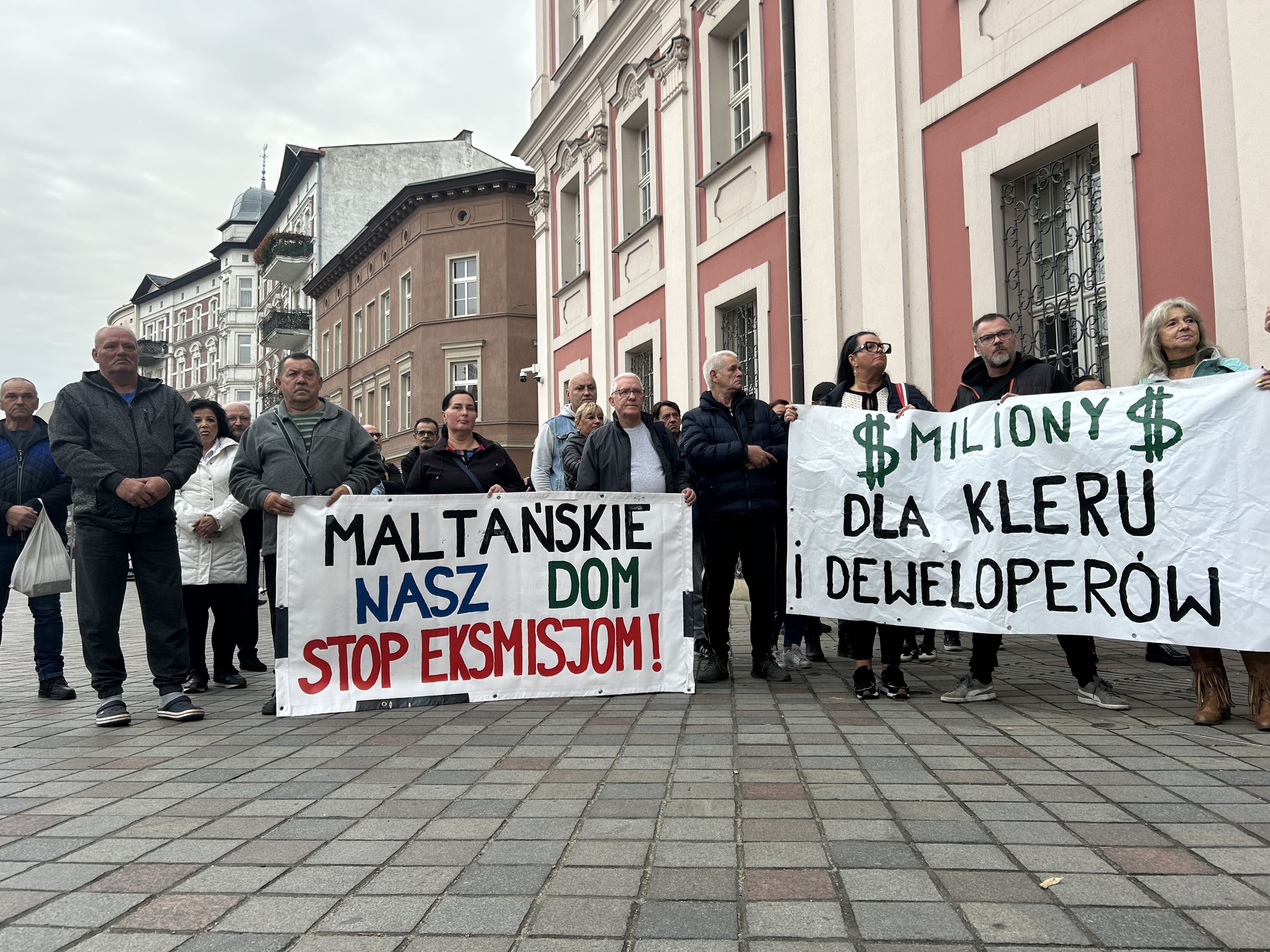 pikieta osiedle maltańskie - Szymon Majchrzak - Radio Poznań