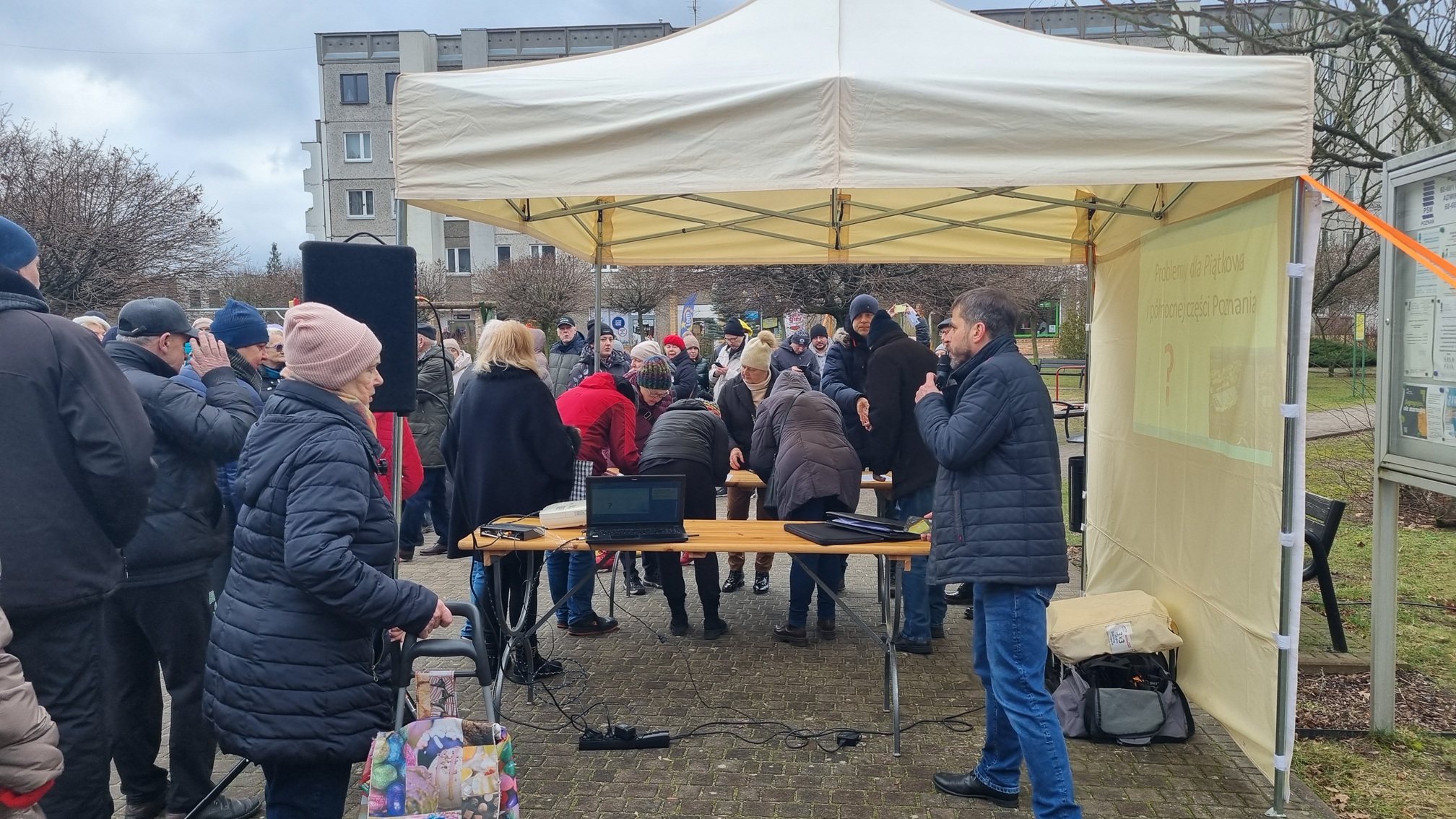 protest batorego - Magdalena Konieczna - Radio Poznań