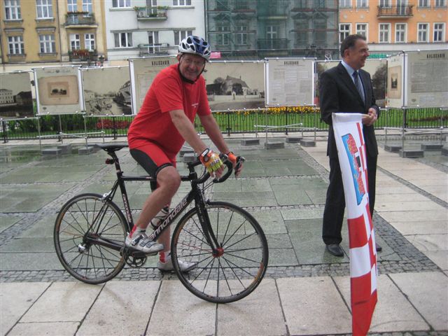 Rowerem na Woodstock - start - Danuta Synkiewicz