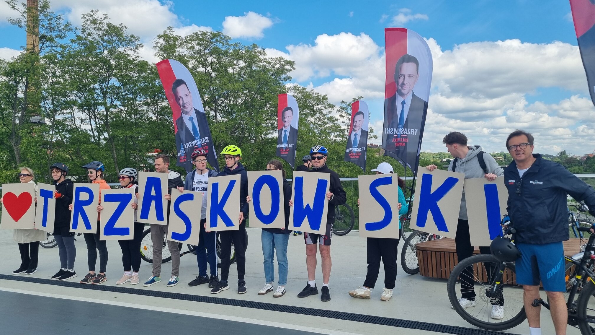 rajd dla trzaskowskiego - Magda Konieczna