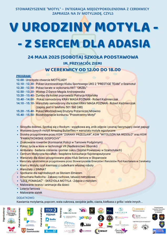 V urodziny Motyla - Organizator