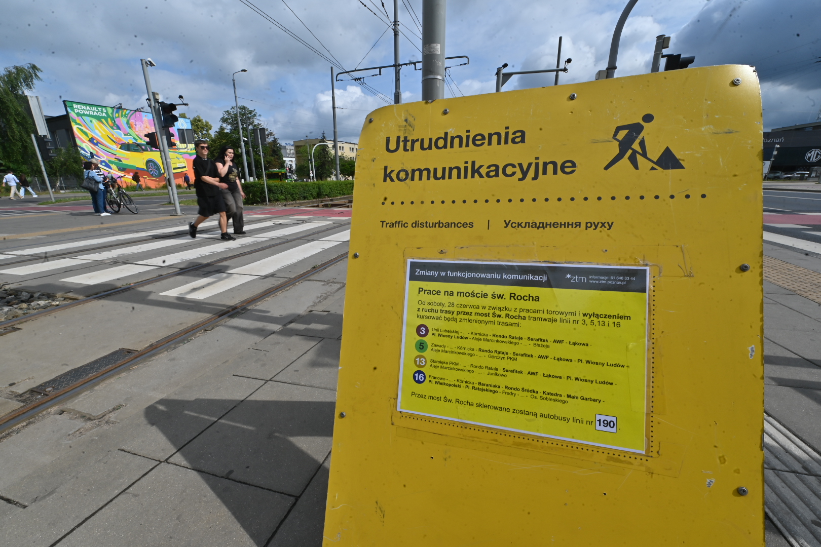 Objazd wiadukt - Wojtek Wardejn - Radio Poznań