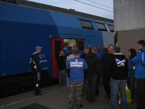 kibice do warszawy lech - Jacek Butlewski