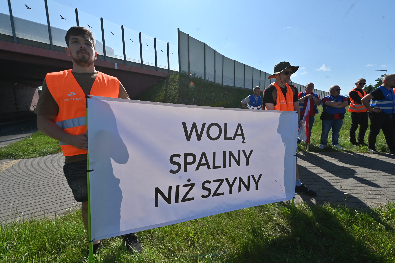 protest kolejarze - Wojtek Wardejn - Radio Poznań