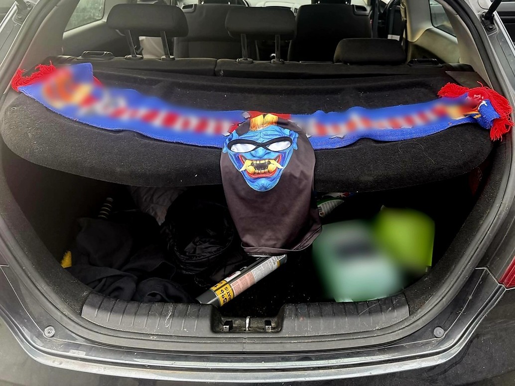 kibole lechia gdańsk lech - Pomorska Policja