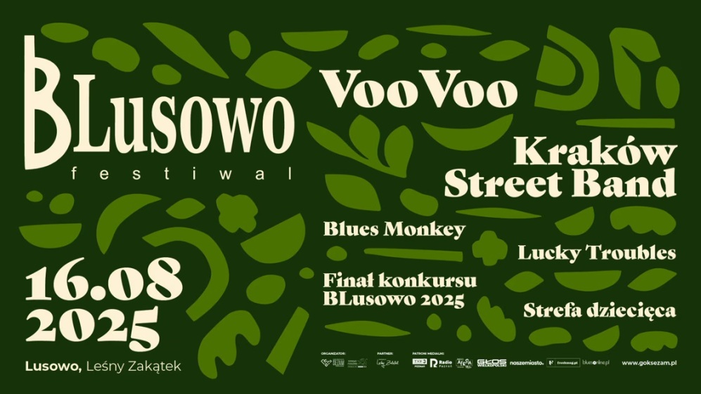 Voo Voo i Kraków Street Band gwiazdami BLusowo 2025 - Organizator