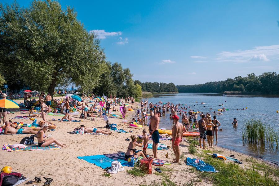 plaża chomęcice jezioro wakacje - GOSiR Komorniki