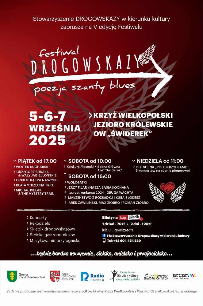 V festiwal „Drogowskazy – poezja, szanty, blues” - Organizator