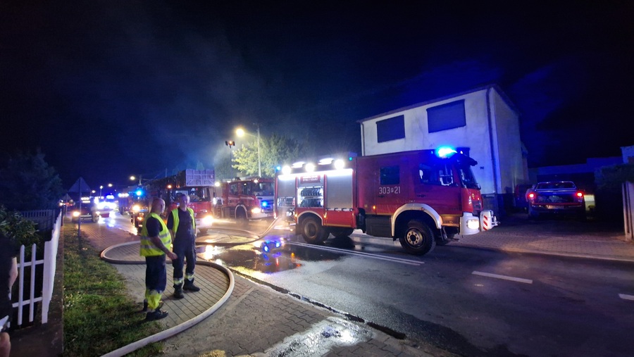 pożar stolarnia zalasewo - Grzegorz Ługawiak - Radio Poznań