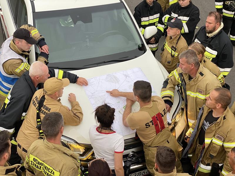 szerszeń wypadek - OSP Młynkowo