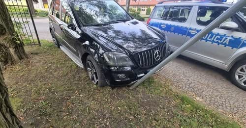 rawicz pościg za kierowcą  - KPP Rawicz