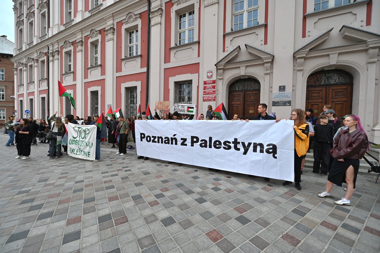 protest palestyna poznań  - Wojtek Wardejn - Radio Poznań