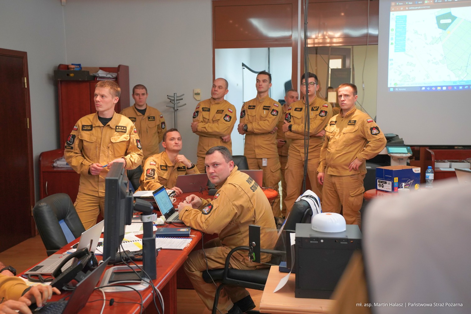 Zespół prasowy Wielkopolskiego Komendanta Wojewódzkiego PSP