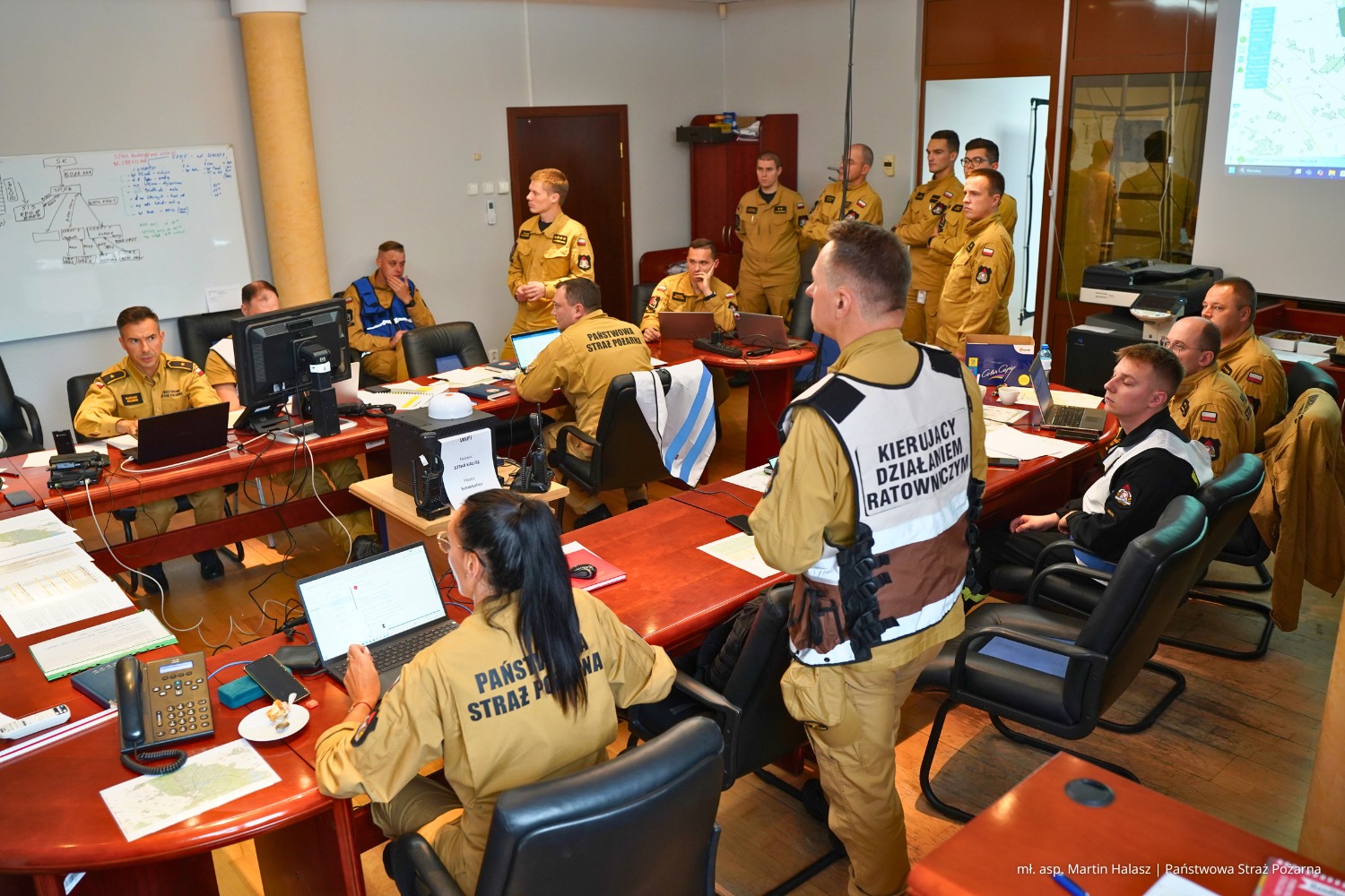 Zespół prasowy Wielkopolskiego Komendanta Wojewódzkiego PSP