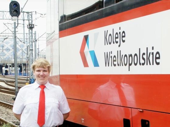 Pani maszynistka - Koleje Wielkopolskie