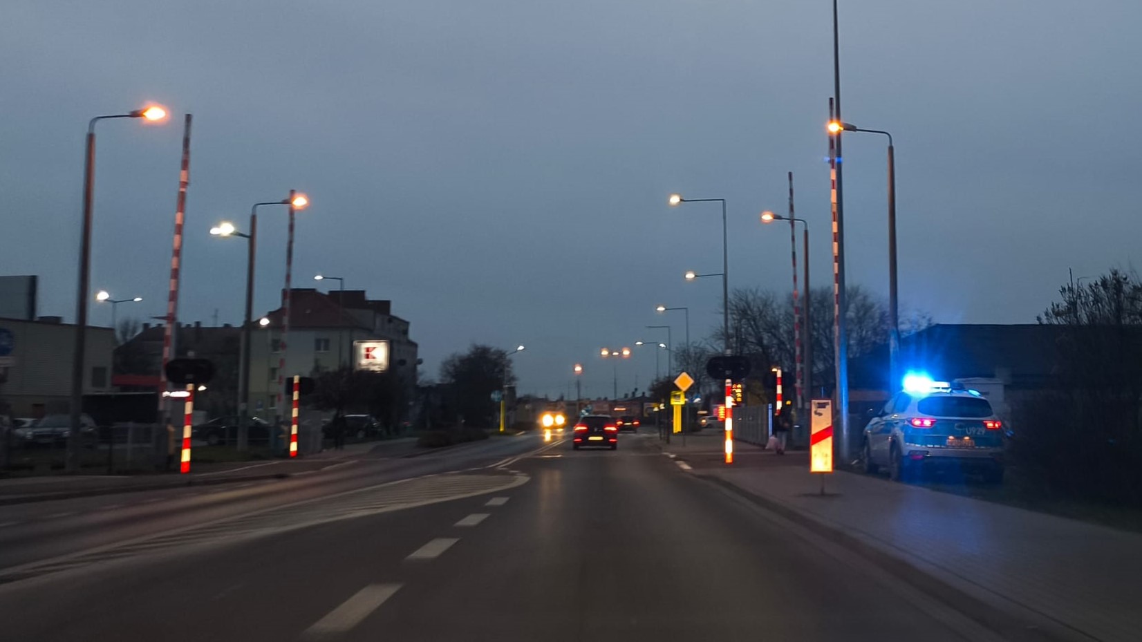 awaria na kolei wągrowiec - Policja