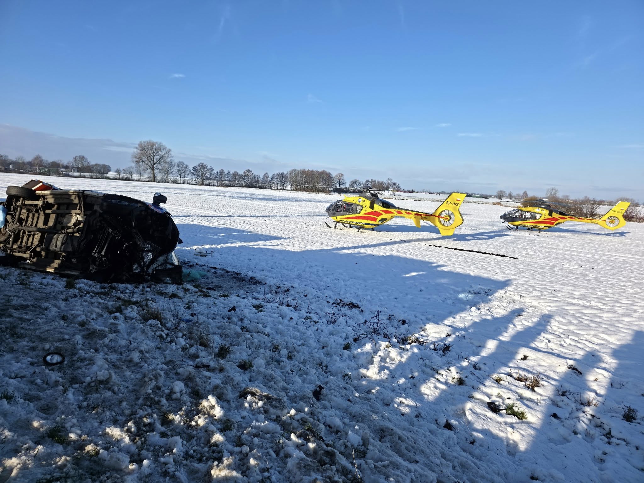 wypadek karetki wągrowiec - OSP Damasławek
