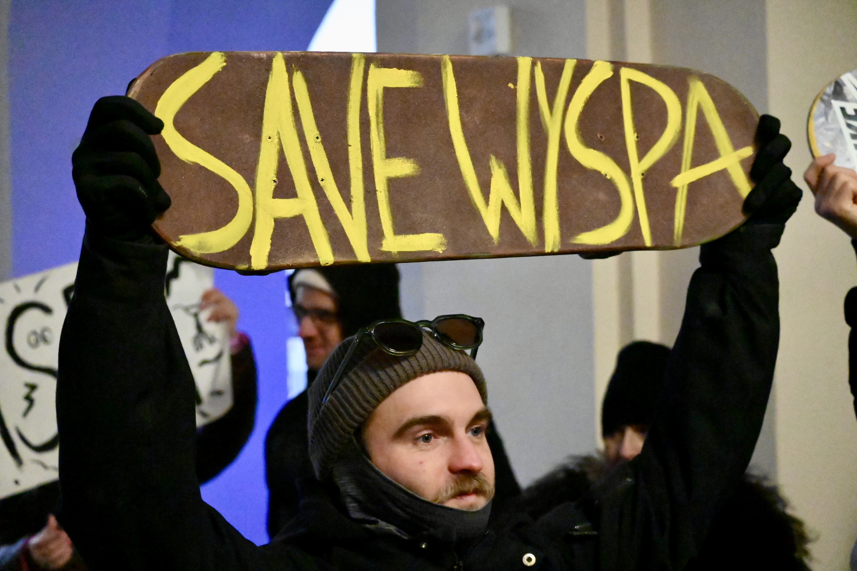 Wyspa protest - Maciej Trzciński - Radio Poznań