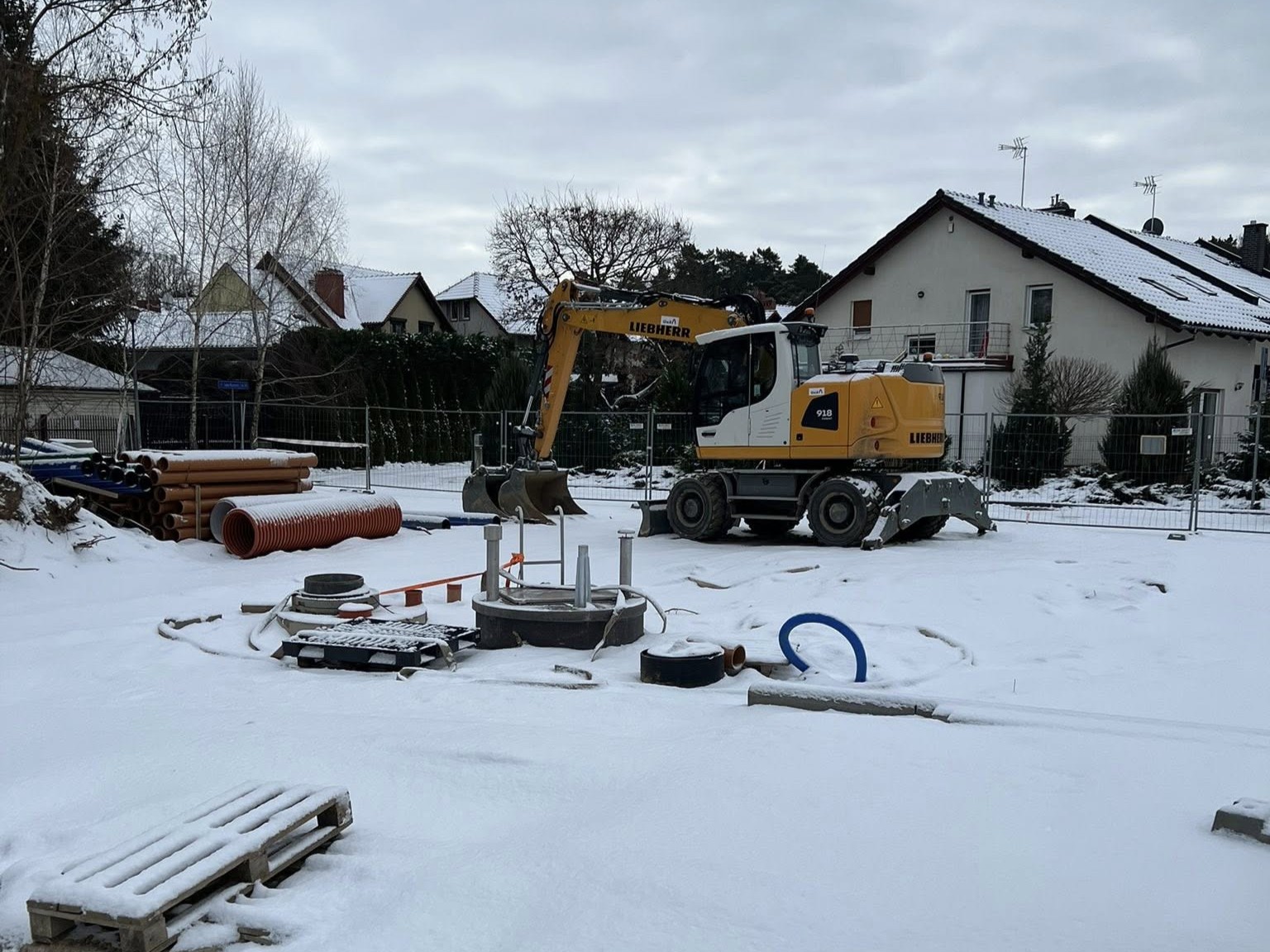 Śnieg i mróz zatrzymały miejskie inwestycje