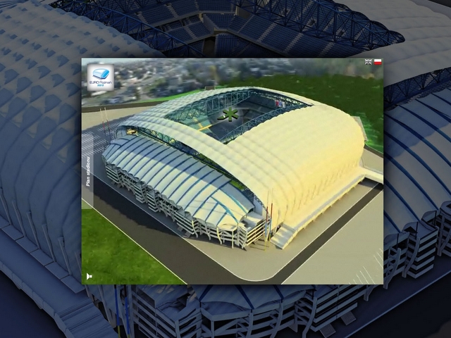 Stadion Lecha makieta 20100531 - Archiwum Radia Merkury