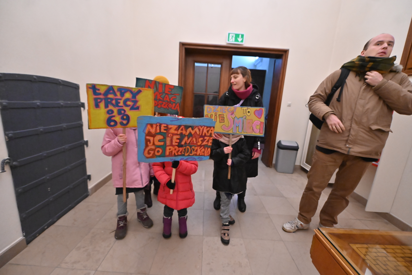 protest przedszkole 69 - Wojtek Wardejn - Radio Poznań