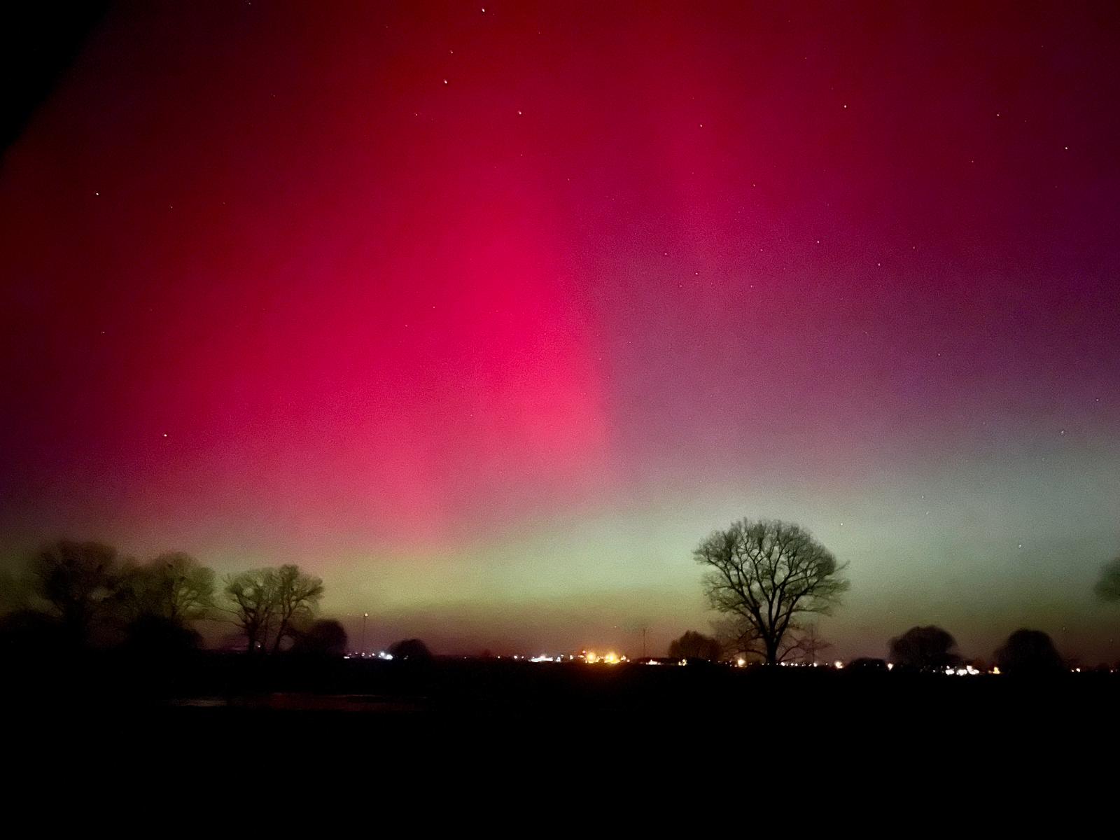 zorza polarna - słuchacz Przemysław