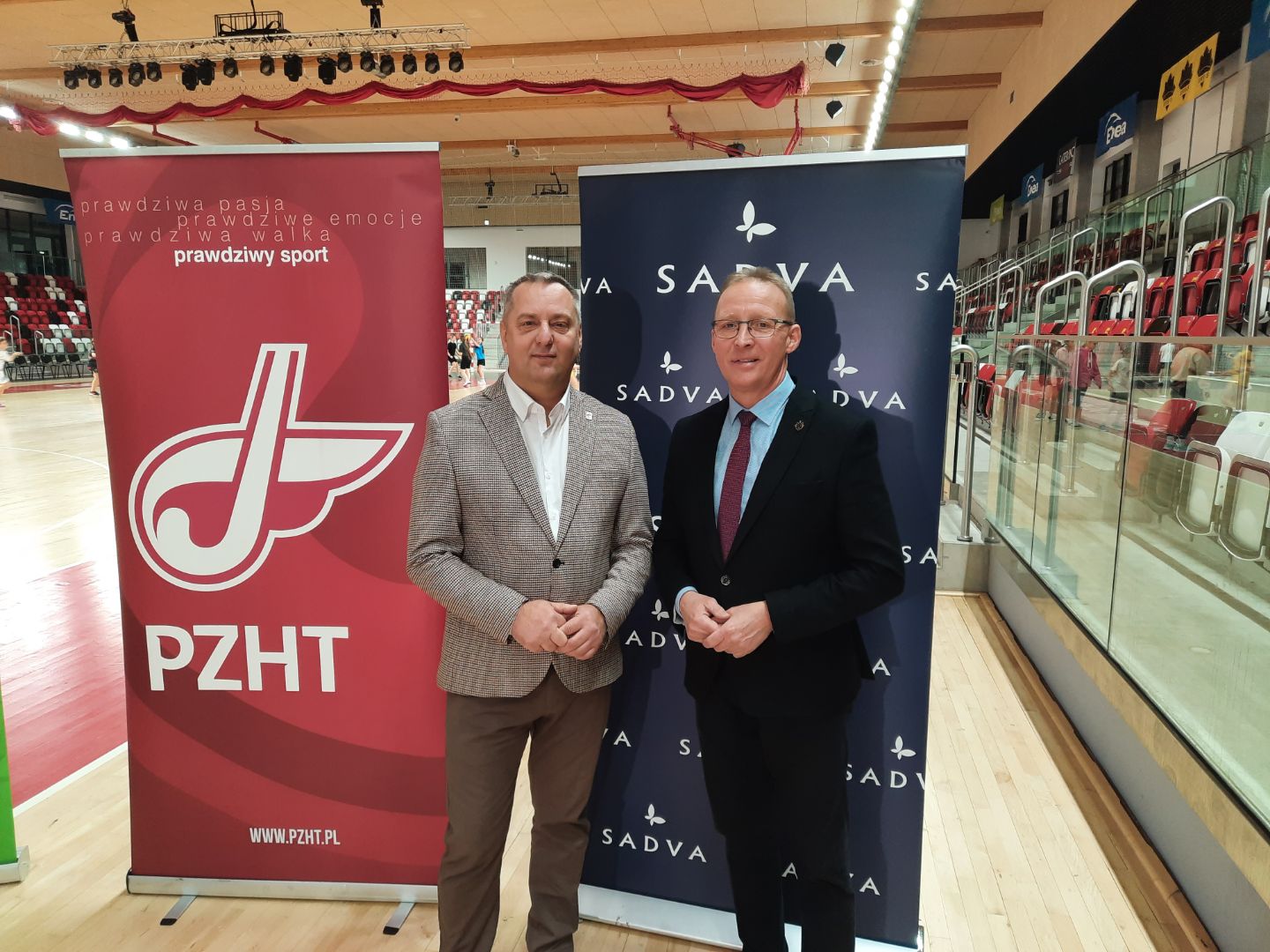 michal powałowski i prezes pzht Rafał Grotowski - Rafał Muniak - Radio Poznań