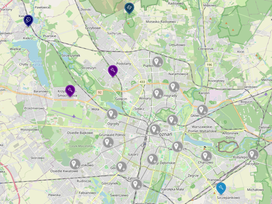 mapa zero waste - poznan.pl