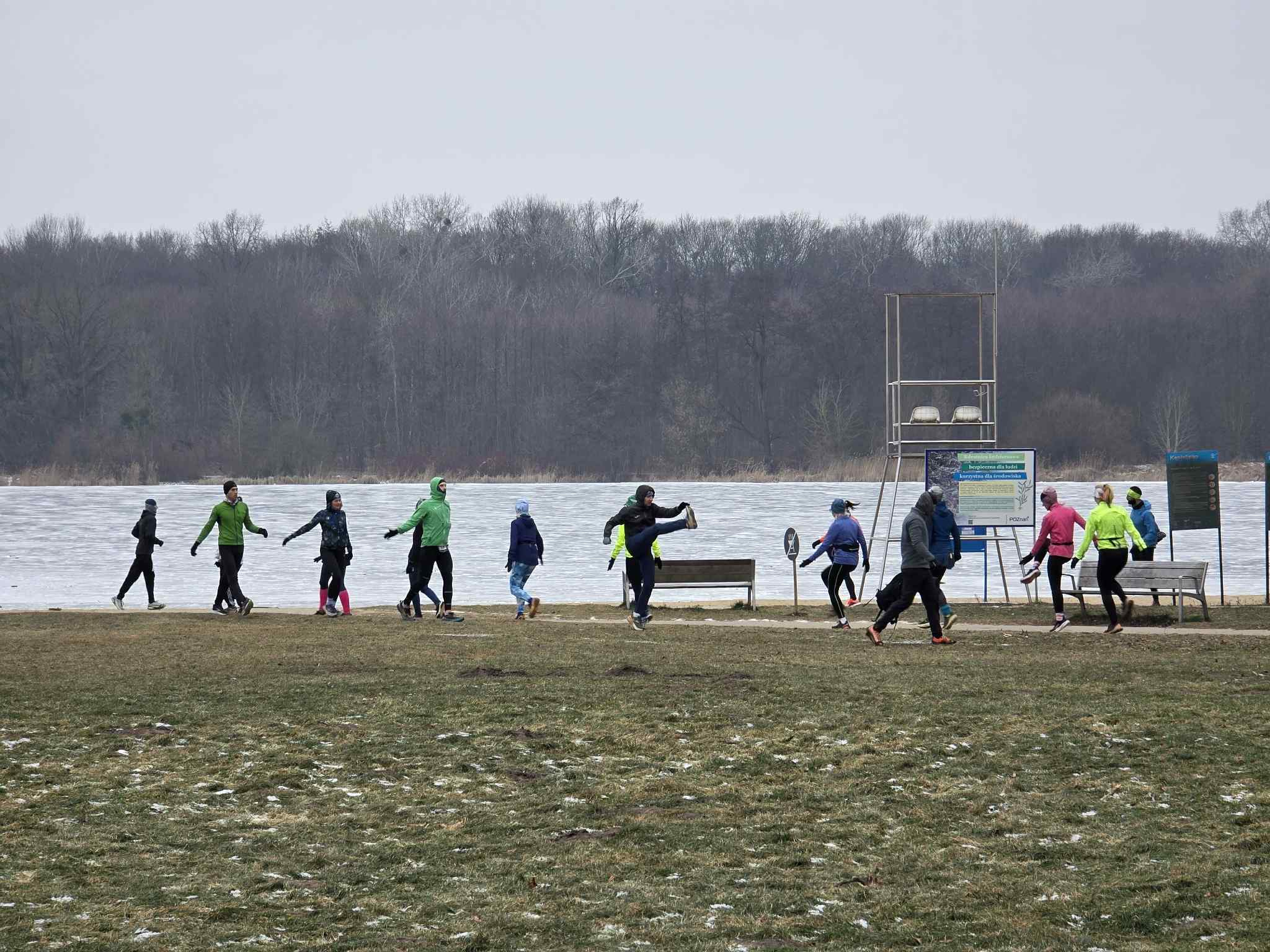 City Trail nad Rusałką. Biegacze zmierzyli się z zimową trasą