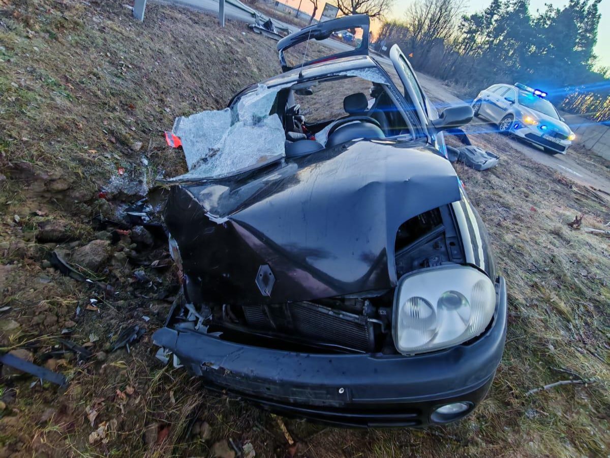 wypadek w ostrzeszowie palaty - Policja