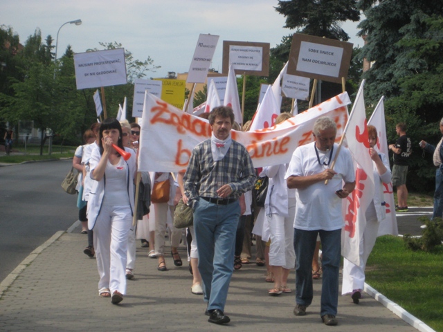 Protest DPS - Rafał Regulski